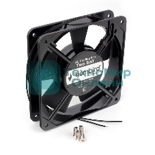 Вентилятор для корпуса Gembird черный, 120 мм, 2100 об/мин, 37.5 дБ, 2 pin