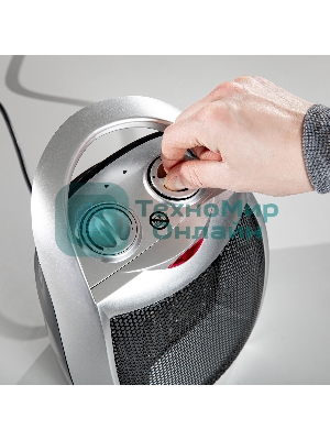 Тепловентилятор MTX FHC-1500, серый, 750/1500 Вт, 15 м2, термостат