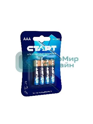 Батарейки СТАРТ LR03-BL4 40/720 (4 шт)