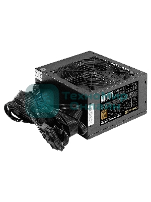 Блок питания 450W ExeGate 80 PLUS Bronze 450PPH-S (ATX, APFC, SC, КПД 88% (80 PLUS Bronze), 12cm fan, 24pin, (4+4)pin, 2xPCI-E, 3xSATA, 3xIDE, кабель 220V 1,8м с защитой от выдергивания, black, Color Box)