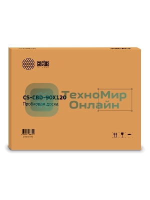 Демонстрационная доска Cactus CS-CBD-90X120 пробковая 90x120см, алюминиевая рама