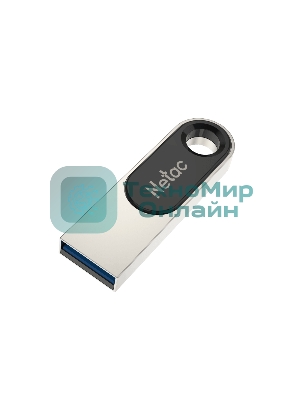Флешка USB Netac U278 (NT03U278N-064G-20PN), 64Gb, USB 2.0, R/W 50/10, серебристый/черный
