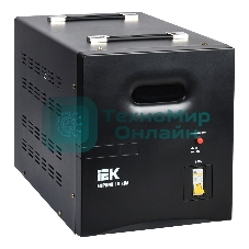 Стабилизатор напряжения IEK Expand 10кВА однофазный черный (IVS21-1-010-11)