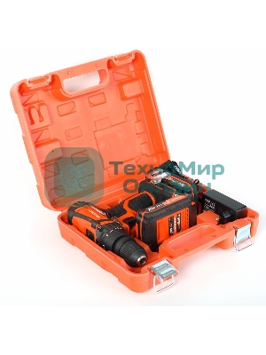 Дрель-шуруповерт Patriot BR 203UES, 20 В, 2 Ач, 30 Нм, щеточный