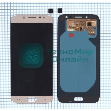 Дисплей для Samsung Galaxy J7 (2017) SM-J730FM в сборе с тачскрином (OLED) золотистый