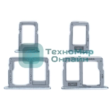 Лоток для SIM-карты Samsung Galaxy J7/J5 (J730F/J530F) синий