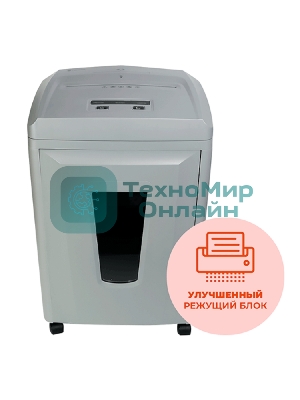 Шредер Heleos УП26-7+ серый (секр.P-7) фрагменты 6лист. 26лтр. пл.карты CD