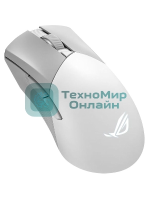 Мышь беспроводная/проводная ASUS P711 ROG Gladius III белый, 36000 dpi, радиоканал, Bluetooth, USB, кнопки - 6