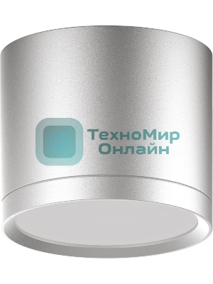 Светильник Gauss Хром/Сатин LED накладной с рассеивателем 10W 4100K 88х75мм 1/30