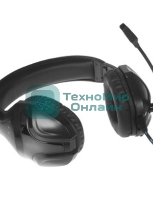 Гарнитура Oklick HS-L370G чёрный, проводная, 3.5 мм
