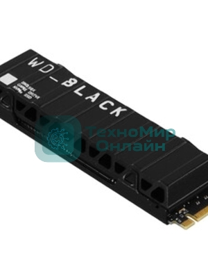 Накопитель SSD WD 1Tb Black SN850X, M.2(22x80мм), NVMe, PCIe 4.0 x4, 3D TLC, R/W 7300/6300Mb/s, IOPs 800 000/1 100 000, TbW 600, DWPD 0.3 (12 мес.)