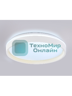 Светодиодный светильник RGB Ambrella light FZ607 WH/GD белый/золото IP20 66W 3000K-6500K+RGB D490*85 (ПДУ ИК)