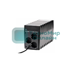 Источник бесперебойного питания Powercom Raptor RPT-800A EURO 480Вт 800ВА черный