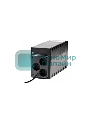 Источник бесперебойного питания Powercom Raptor RPT-800A EURO 480Вт 800ВА черный
