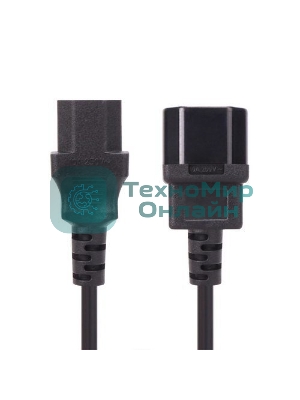 Кабель монитор - компьютер 220V (UPS -> устройство) VCOM VDE 3G*0.75мм (CE001-CU) 3 м