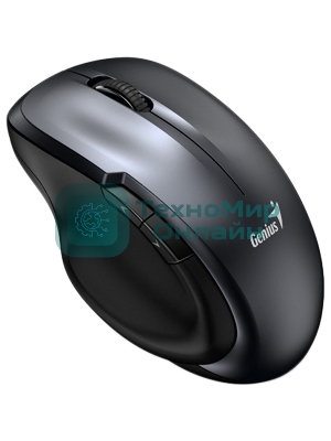 Мышь беспроводная Genius Ergo 8200S серый, 1200 dpi, радиоканал, USB, кнопки - 5