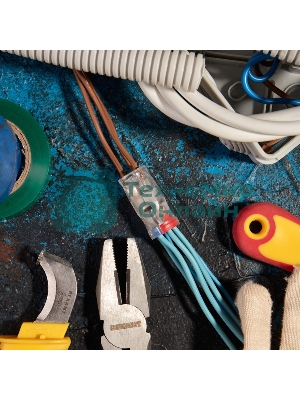 Экспресс-клемма Rexant СМК 2273-2x3R проходная разъемная 3 полюса 3х2-проводная 0,5-2,5 мм² (50 шт/уп)