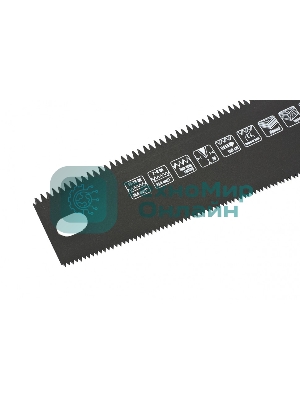 Ножовка по дереву Matrix UNIVERSAL,350 мм,зуб-3D/2D,закал. зуб,две рабочие кромки полотна13-14TPI