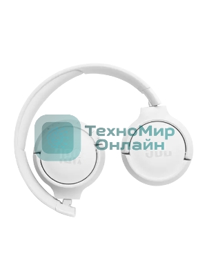Беспроводные наушники JBL Tune 520BT белый, накладные, Bluetooth, быстрая зарядка, складная конструкция