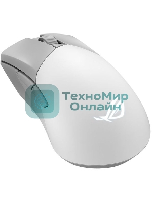 Мышь беспроводная/проводная ASUS P711 ROG Gladius III белый, 36000 dpi, радиоканал, Bluetooth, USB, кнопки - 6