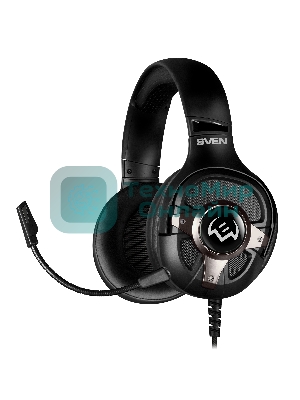 Гарнитура Sven AP-U1100MV чёрный, проводная, USB, подсветка