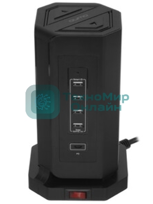 Сетевой фильтр QUMO Power Tower PRO PD 8SP4U (P-0004)