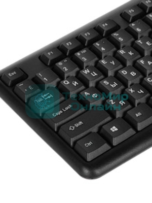 Клавиатура Oklick 180V2 проводная, USB Type-A, чёрный