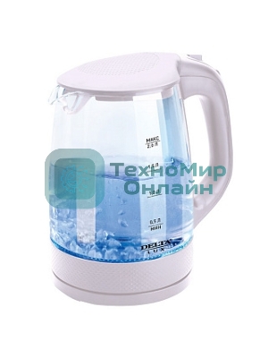 Чайник Delta LUX DL-1058W белый
