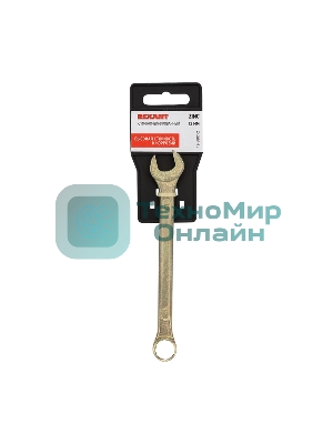 Ключ комбинированный Rexant 12 мм, желтый цинк