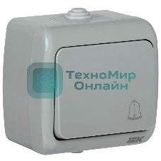 Выключатель кнопочный 1-кл. ОП AQUATIC 10А IP54 ВС-20-1-3-А IEK EVA14-K03-10-54