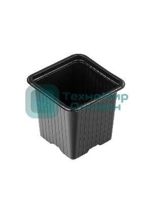 Горшочек для рассады, 70х70х65 мм, полистирол, 10 шт. Россия