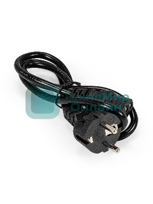 Кабель питания ExeGate Special PC-1S (Евровилка Schuko->C13, 3*0.75мм2, CCA, черный, 1м)