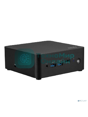 Мини ПК MSI Cubi NUC 1M-044XRU Core 5 120U (1.4) 16Gb SSD 512Gb Graphics CR noOS GbitEth WiFi BT 120W черный (9S6-B0B111-090)