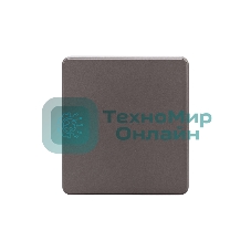 Выключатель Kranz ROUND 1 кл проходной (переключатель) 10А с/у титан