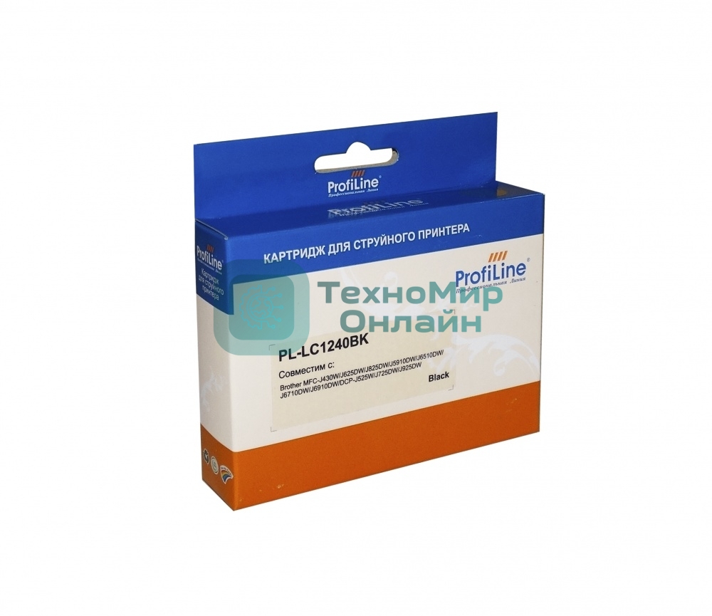 Картридж струйный для принтеров Brother PL-LC1240BK MFC-J6510DW/6710DW/6910DW/DJ525 Black водн ProfiLine