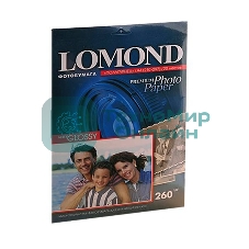 Фотобумага Lomond 1103301 A4/260г/м2/20л./белый полуглянцевое для струйной печати