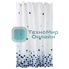 Занавеска для ванной Рыжий кот SC-PE-09, полиэстер, р-р 180x180 см
