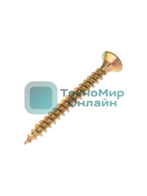 Саморез универсальный Kranz 4х35 желтый цинк, пакет (800 шт/уп)