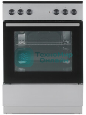 Плита электрическая Gorenje GEC6A11SG серый, конфорок 4 электрических, духовка 65 л, 60 см x 85 см x 60 см