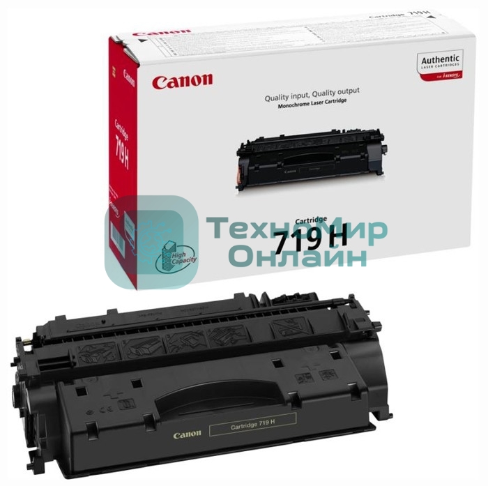Картридж лазерный Canon Cartridge 719H (3480B002) черный (6400 стр.) для i-Sensys MF5840/MF5880/LBP6300/LBP6650