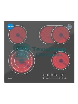 Варочная поверхность Darina 4P E329 B, черный