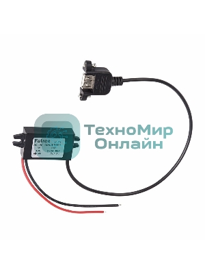 Адаптер Rexant DC 12 V-гнездо USB-A 5 V 3 A