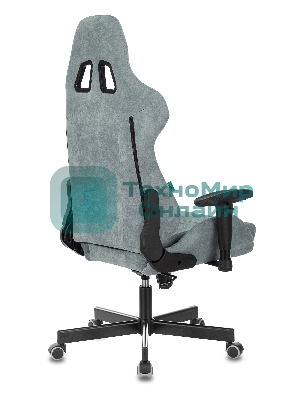 Кресло Бюрократ VIKING KNIGHT LT28 FABRIC серо-голубой, ткань, 120 кг, механизм качания