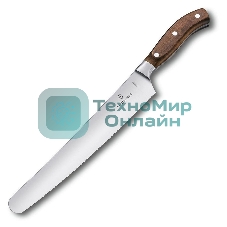 Нож кухонный Victorinox Grand Maitre (7.7430.26G) кованый универсальный для хлеба лезв.260мм серрейт. заточка коричневый