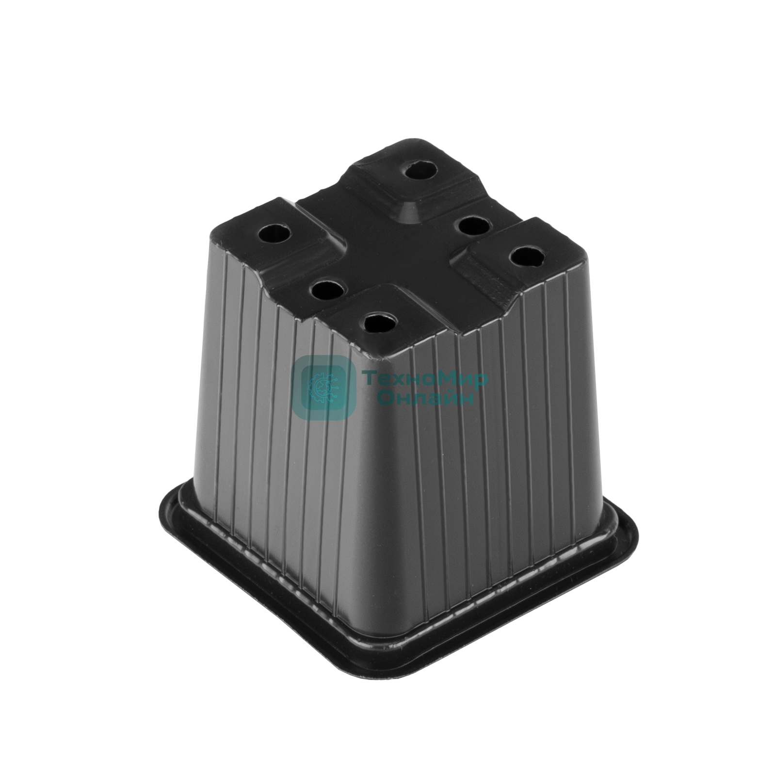 Горшочек для рассады, 70х70х65 мм, полистирол, 10 шт. Россия