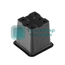 Горшочек для рассады, 70х70х65 мм, полистирол, 10 шт. Россия