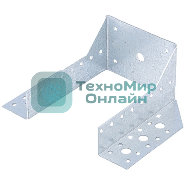 Опора бруса раскрытая Сибртех OBR R-100х140х76 мм, цинк, Россия
