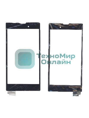 Сенсорное стекло (тачскрин) для Sony Xperia T3, черное