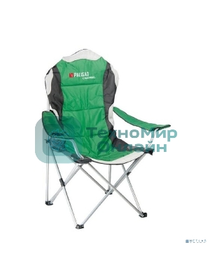 Кресло складное Palisad Camping с подлокотниками и подстаканником 60x60x110/92 см
