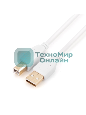 Кабель а/в GoPower Длина 1.8 м Разъемы USB A (M)-USB B (M) белый 00-00028931